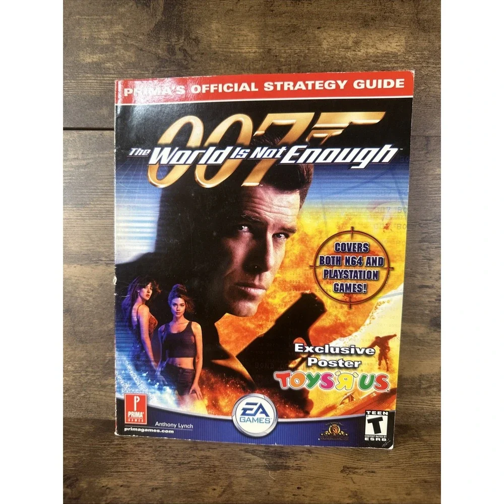 The World Is Not Enough 007 Prima Official Strategy Guide N64 PSX EA No Poster